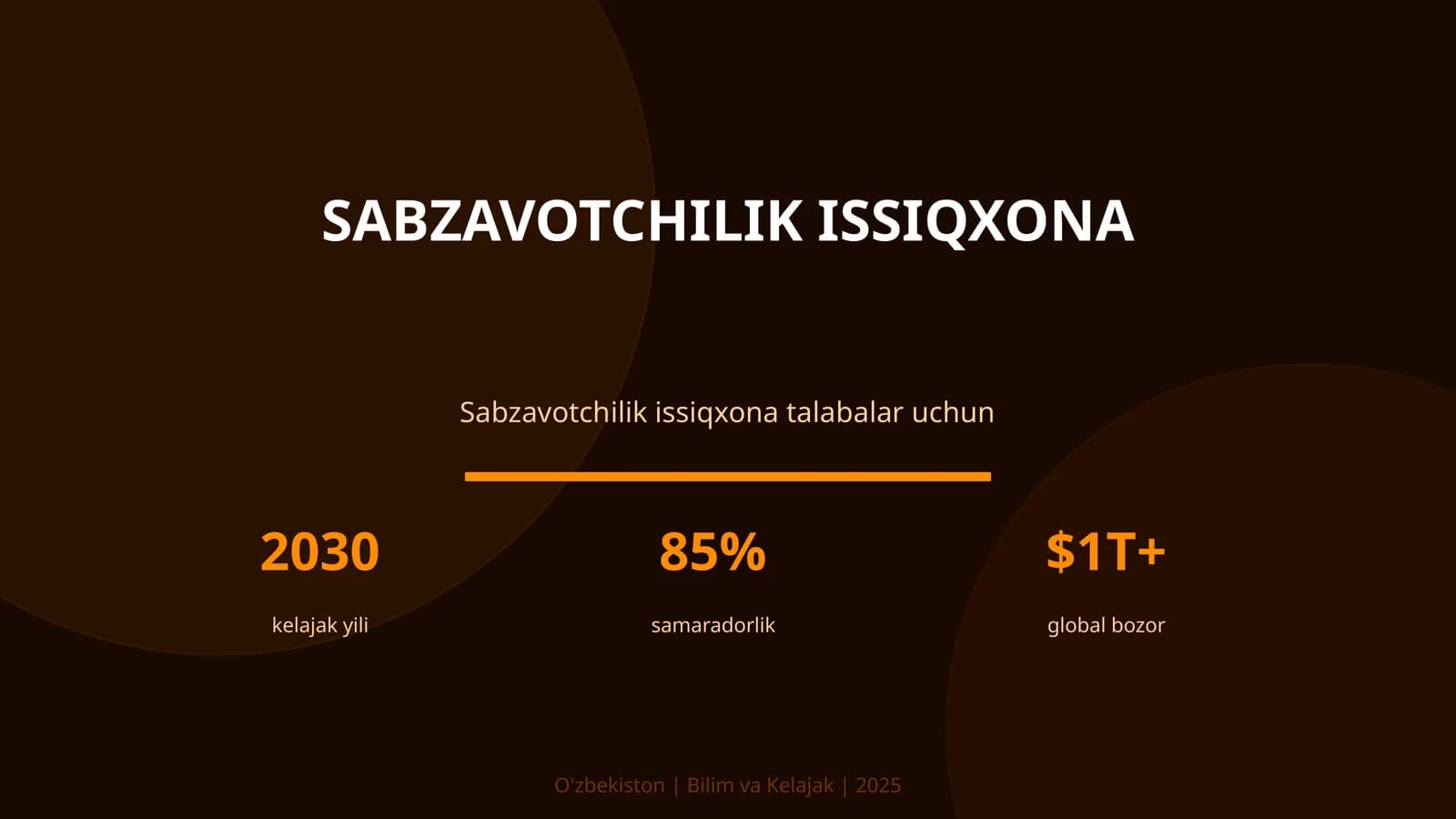 Sabzavotchilik issiqxona