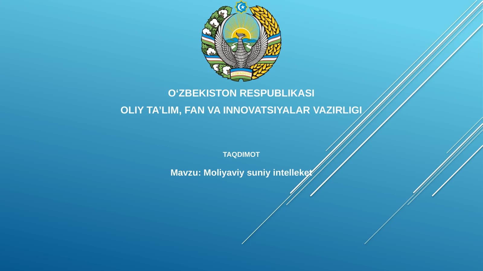 Moliyaviy sun'iy intellekt