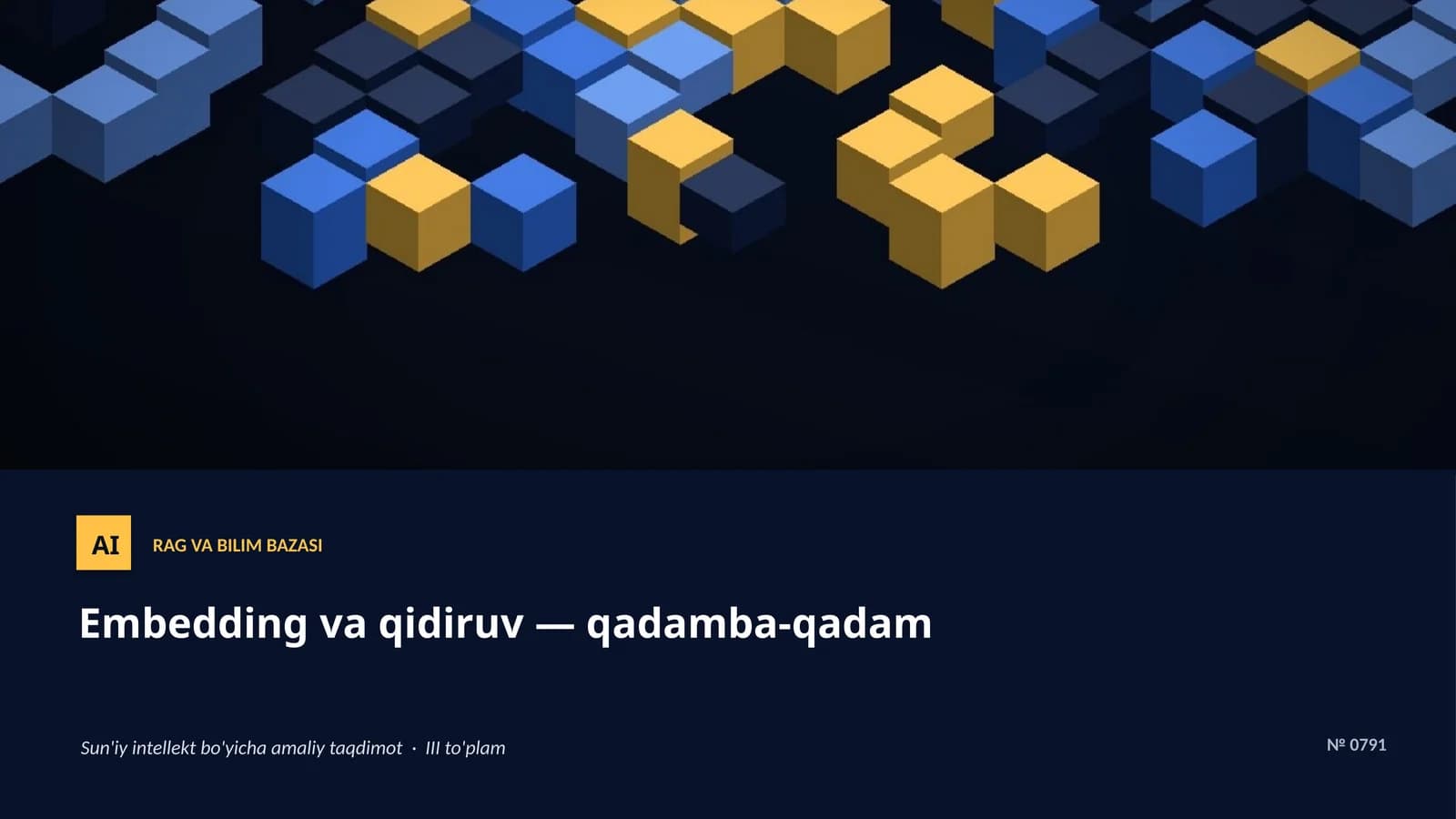 RAG VA BILIM BAZASI