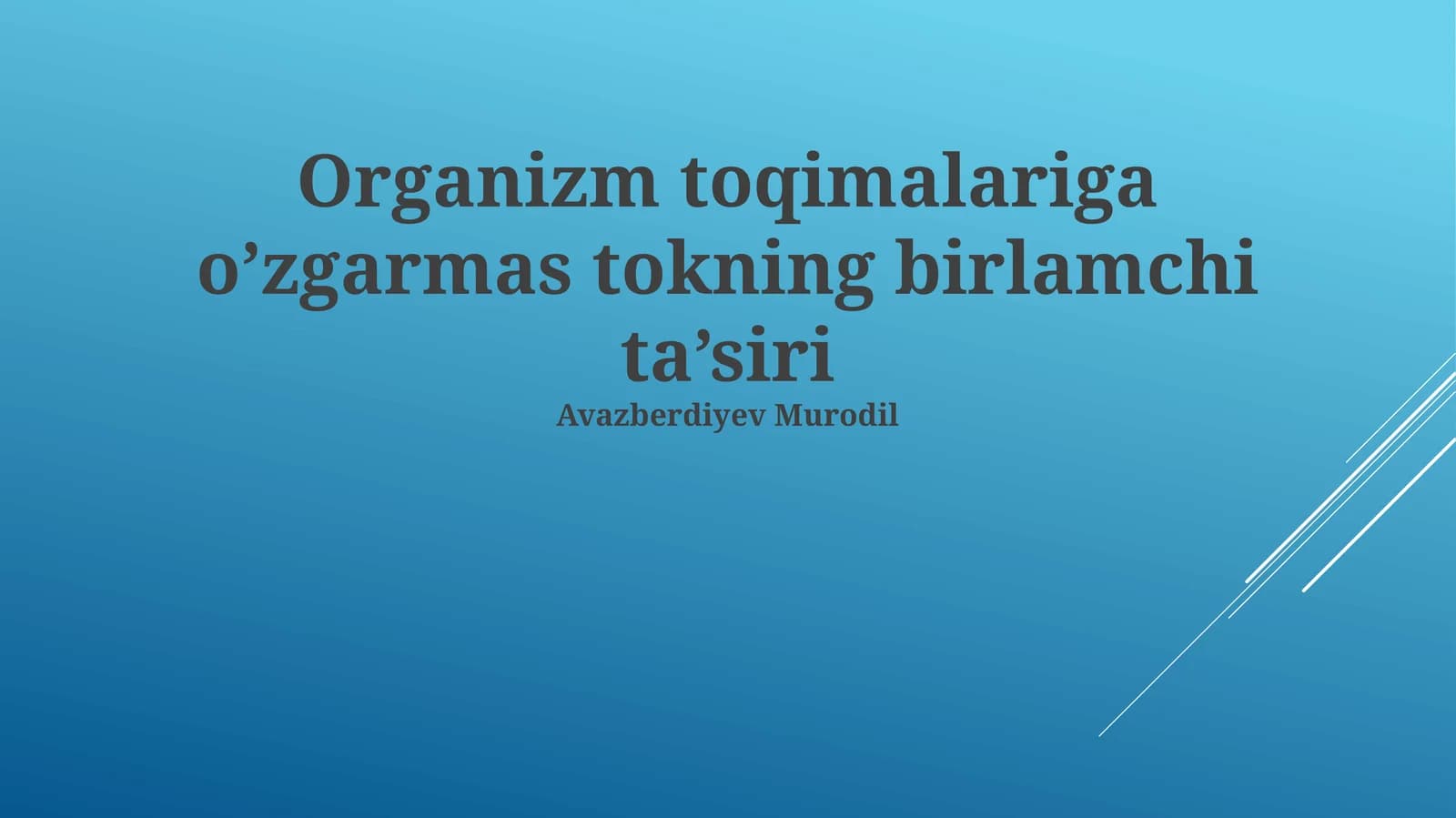 To'qimalar tarkibi