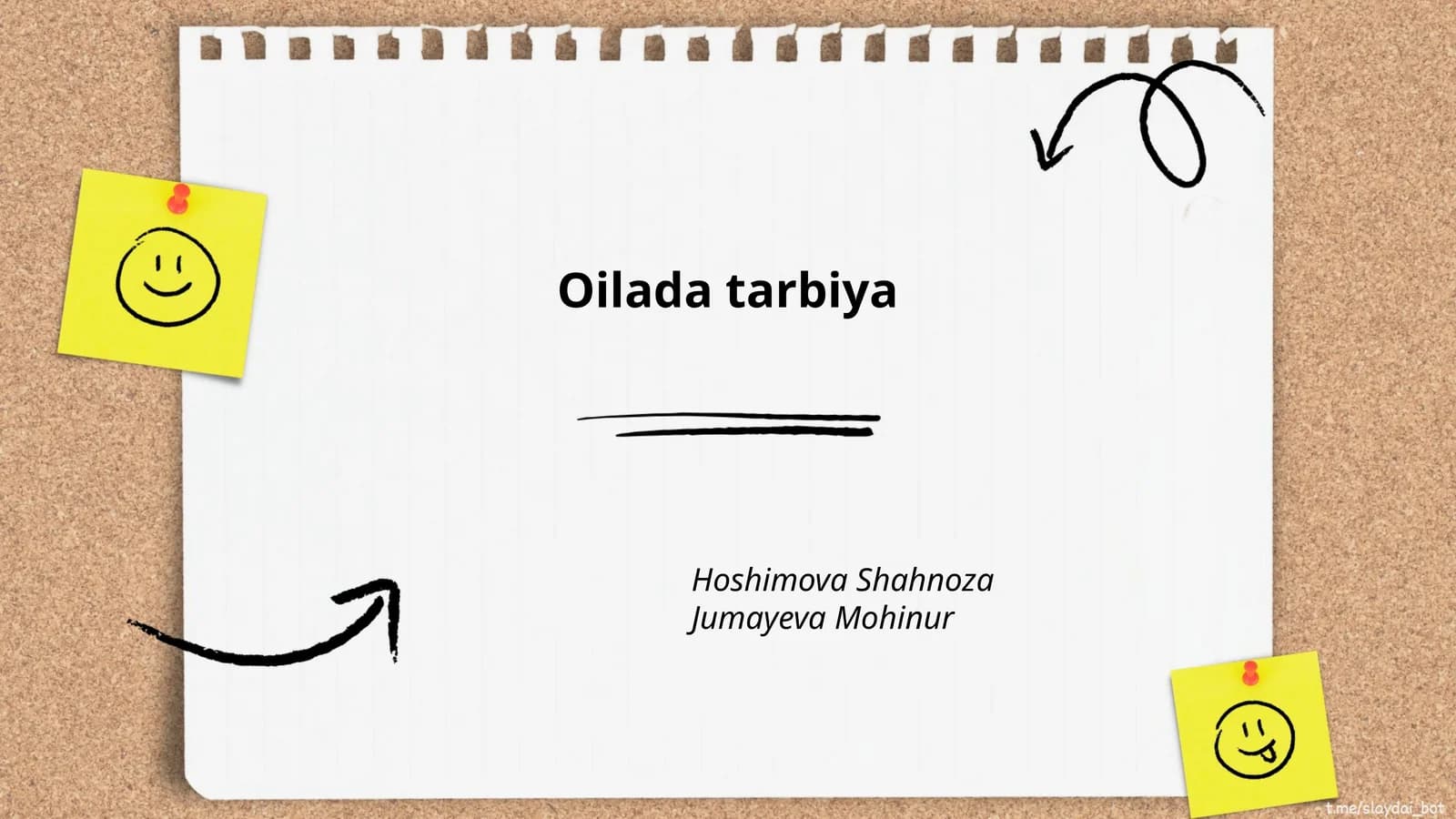 Oilada tarbiya