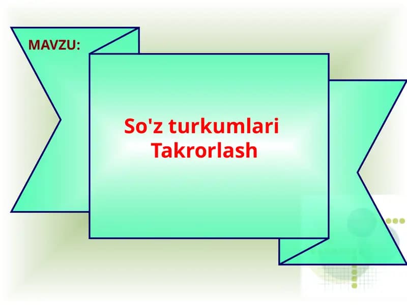 So'zturkumlari
