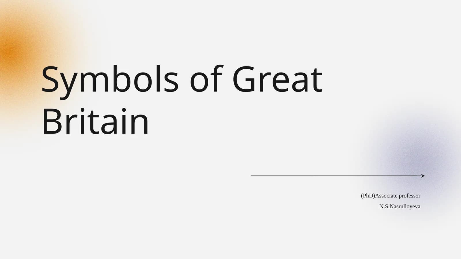 Symbols of Great Britain