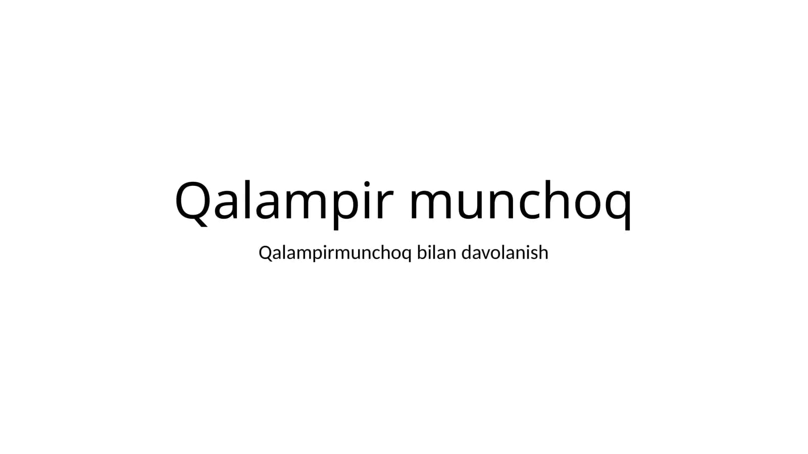 Qalampirmunchoq