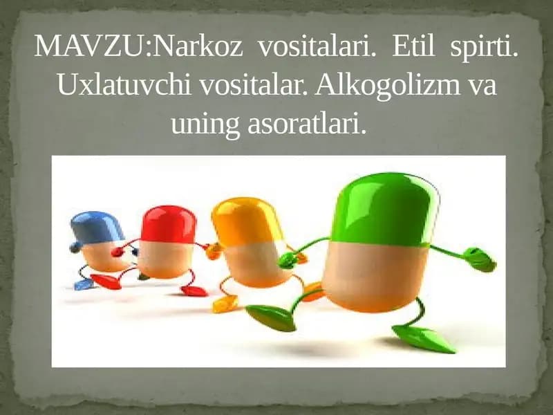 Narkoz vositalari