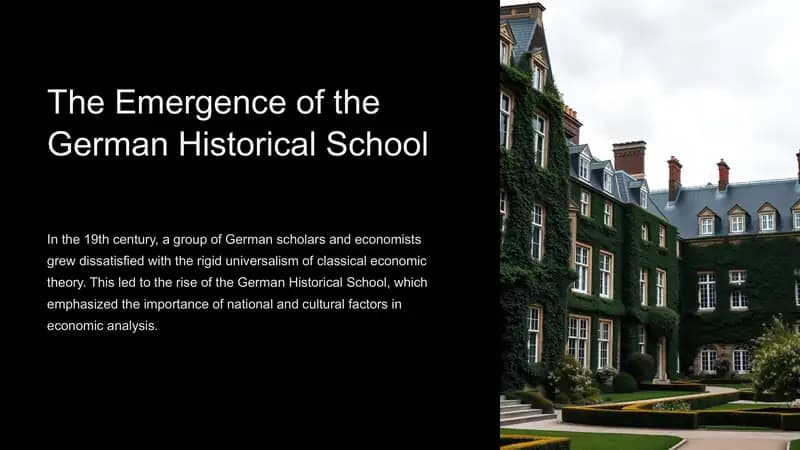 The Emergence of the German Historical School