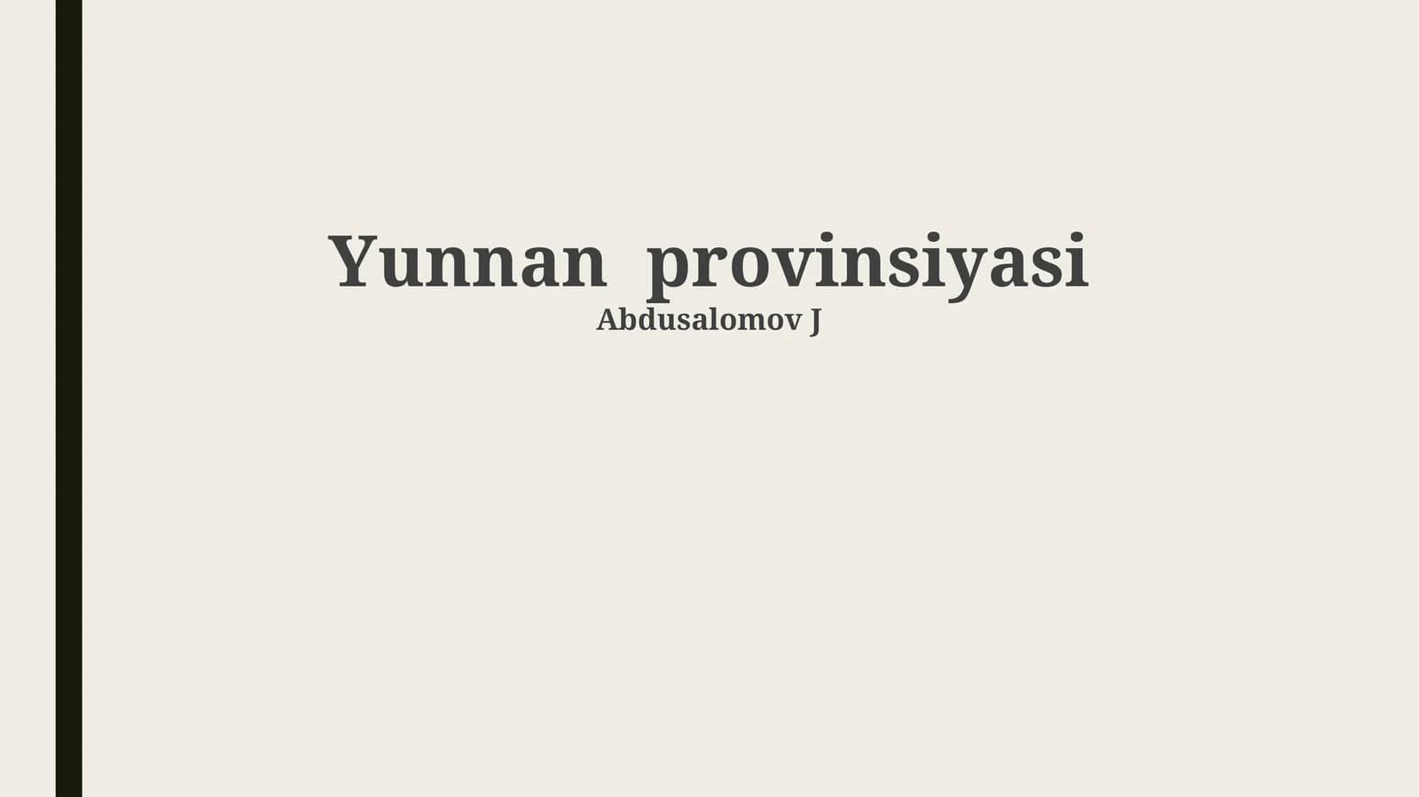 Yunnan provinsiyasi