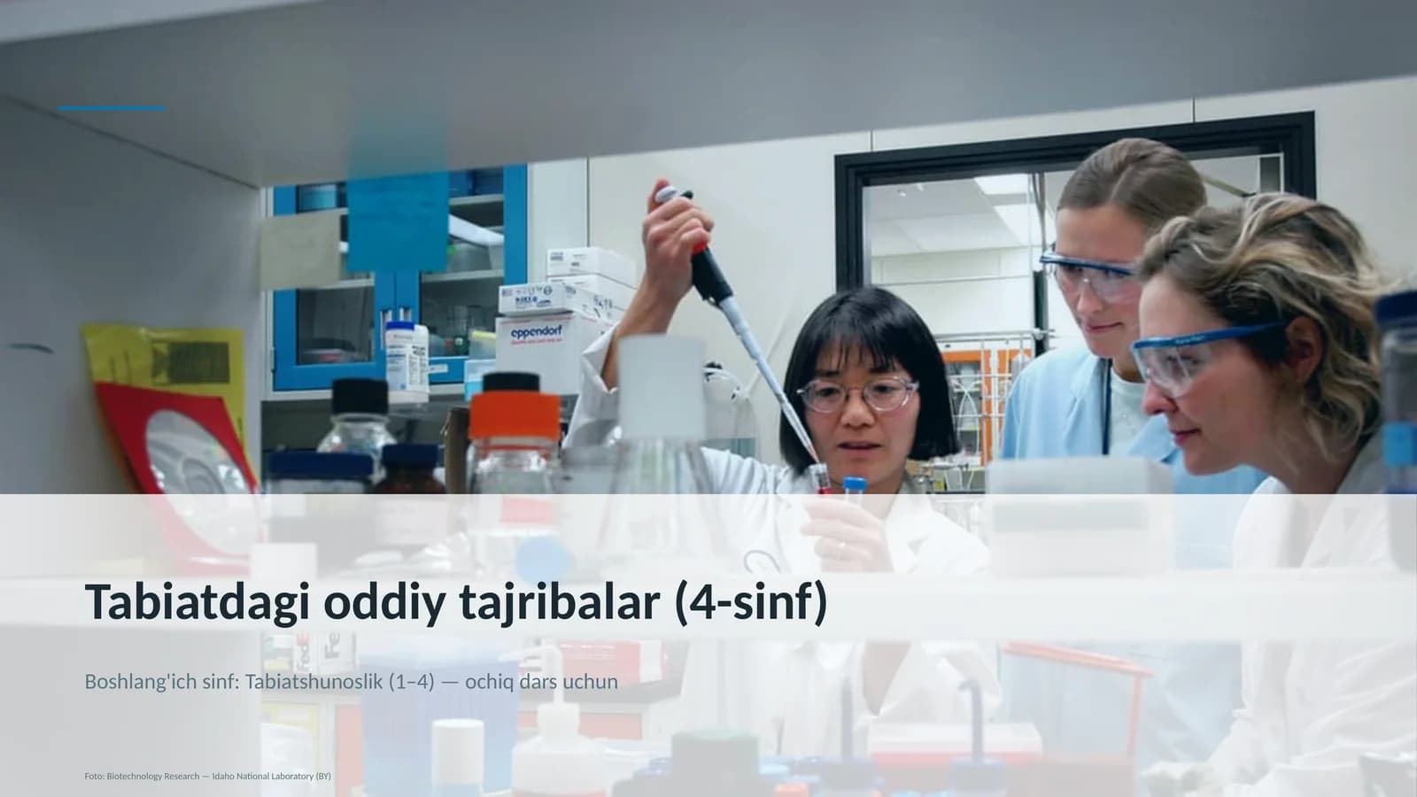 Tabiatdagi oddiy tajribalar (4-sinf)