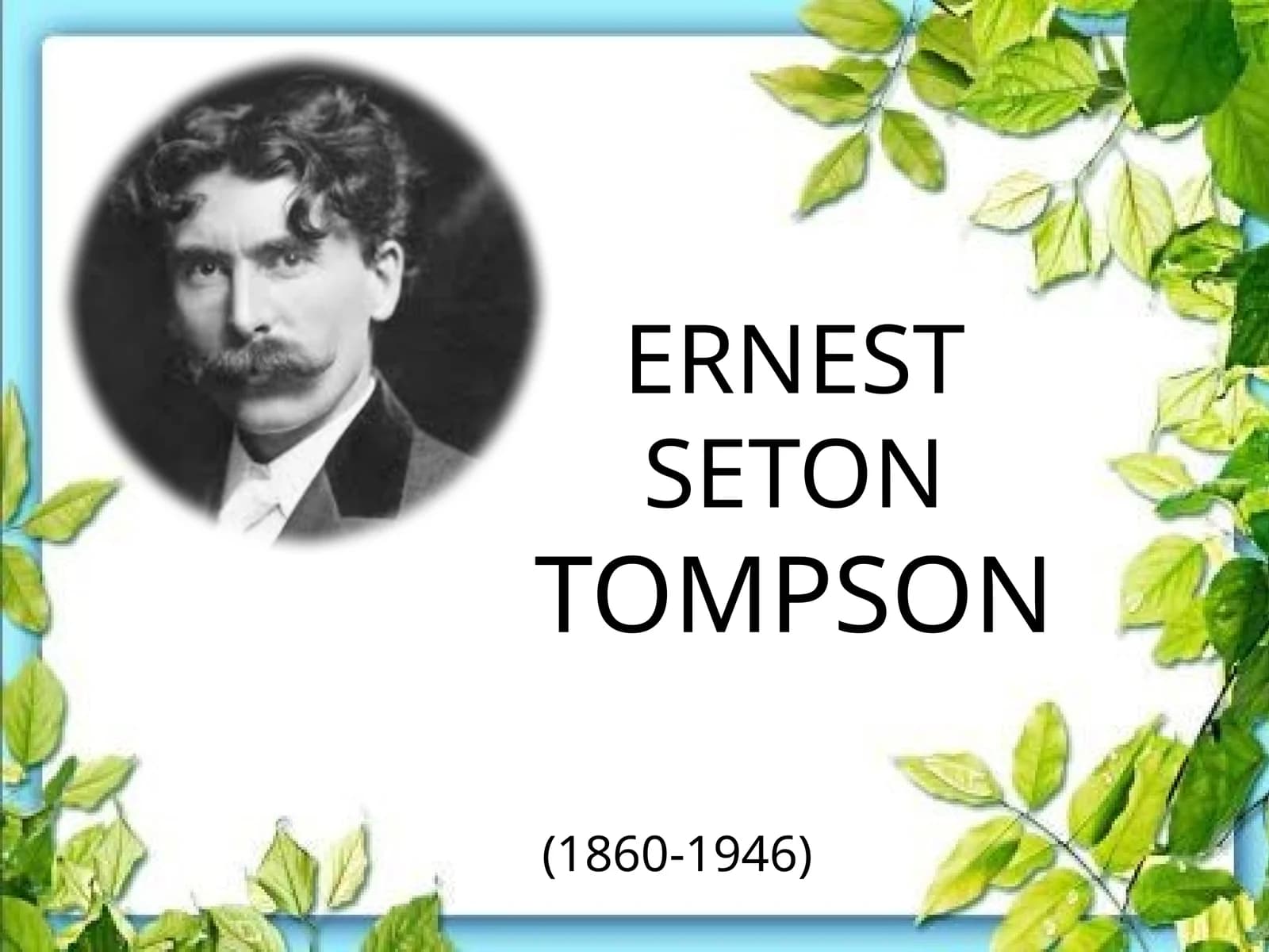 ERNEST SETONTOMPSON