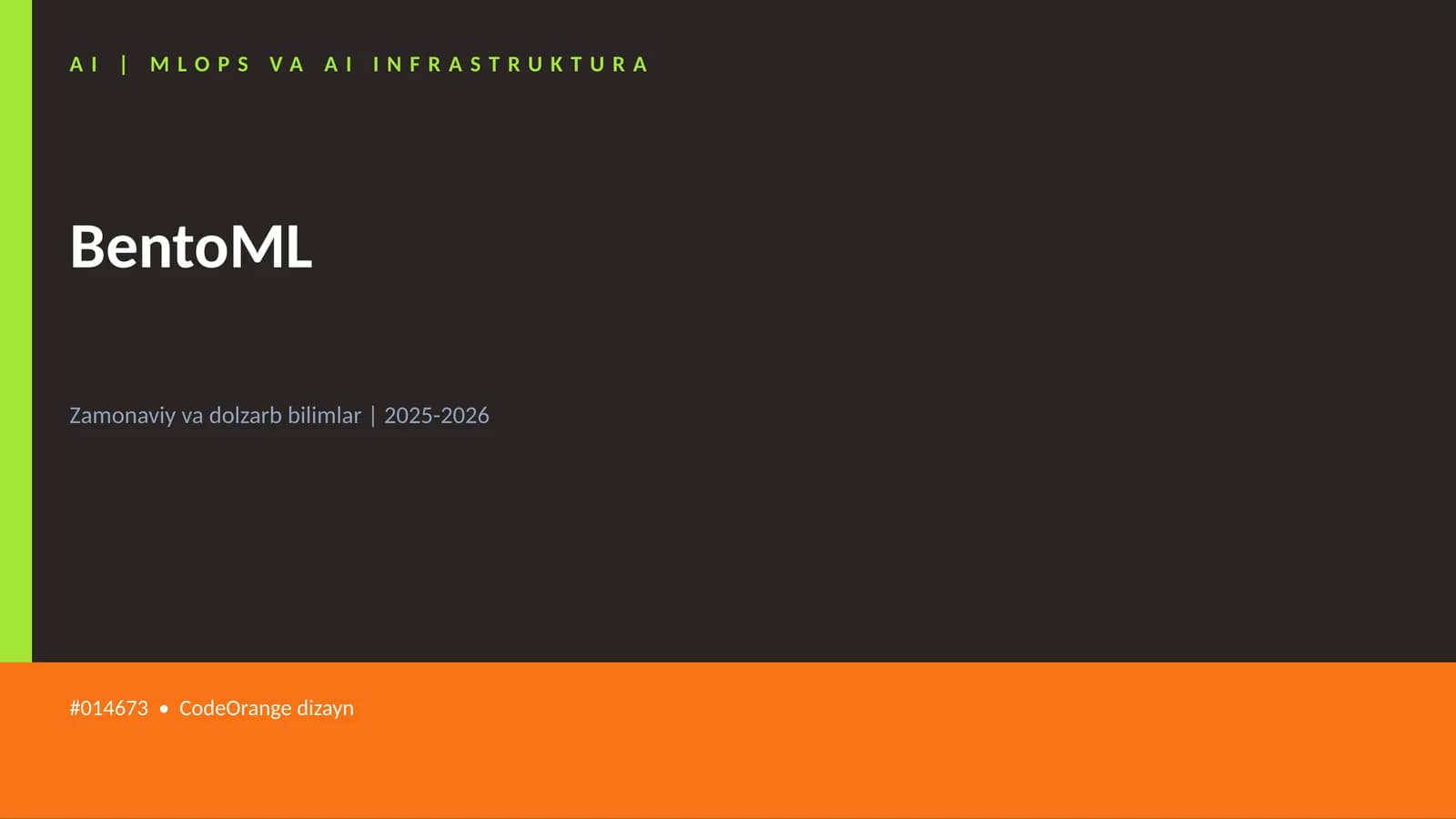 MLOPS VA AI INFRASTRUKTURA