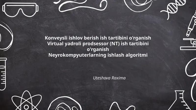 Konveysli ishlov berish tizimlari