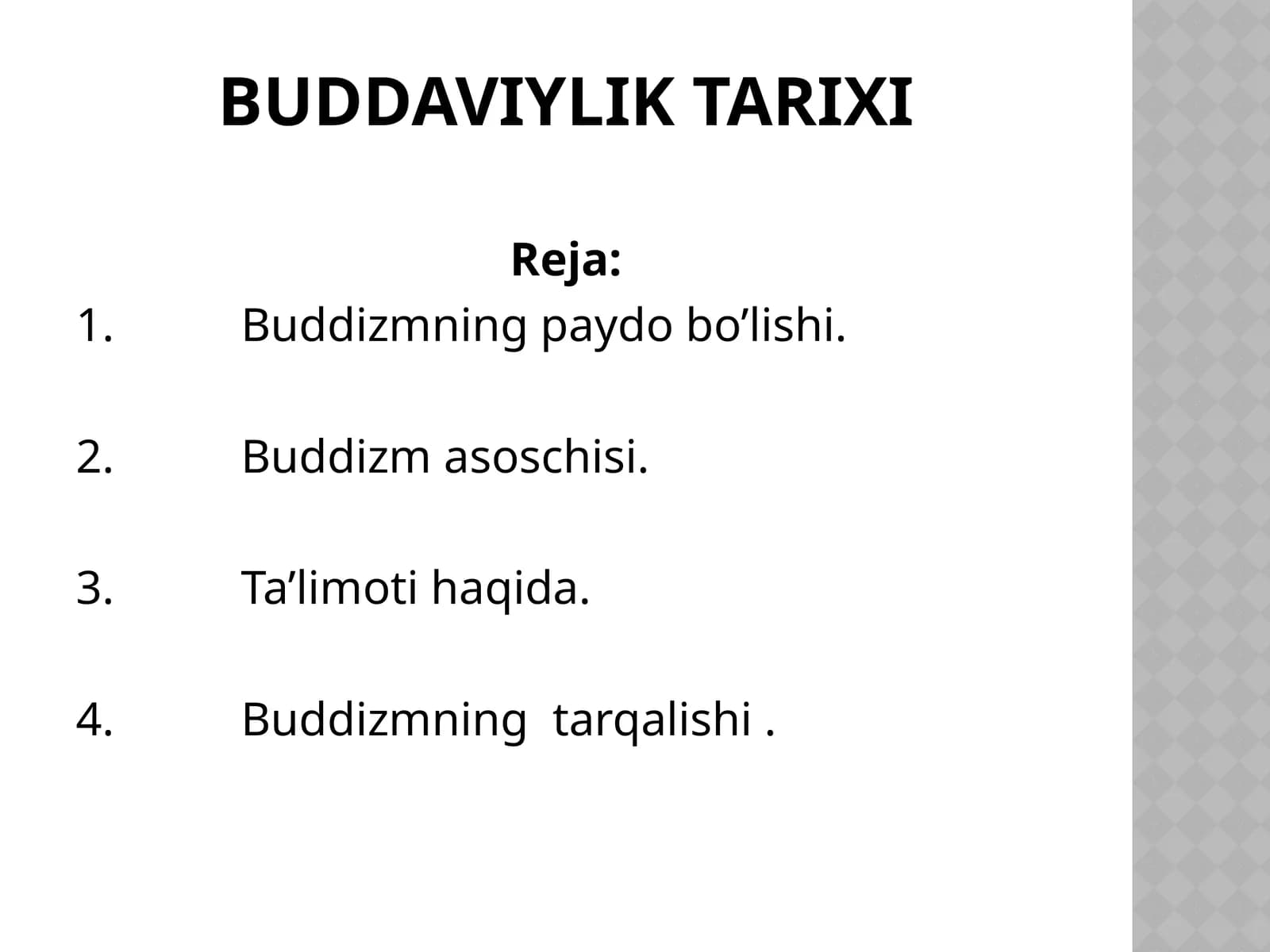 Buddhizmning tarixi