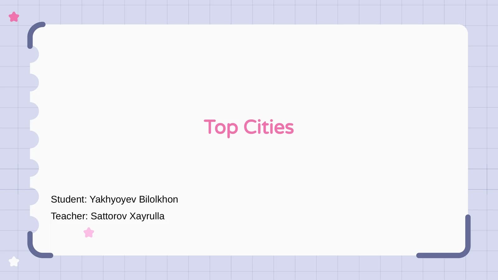 Top Cities