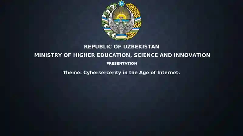Cyhersercerityin the Age of Internet
