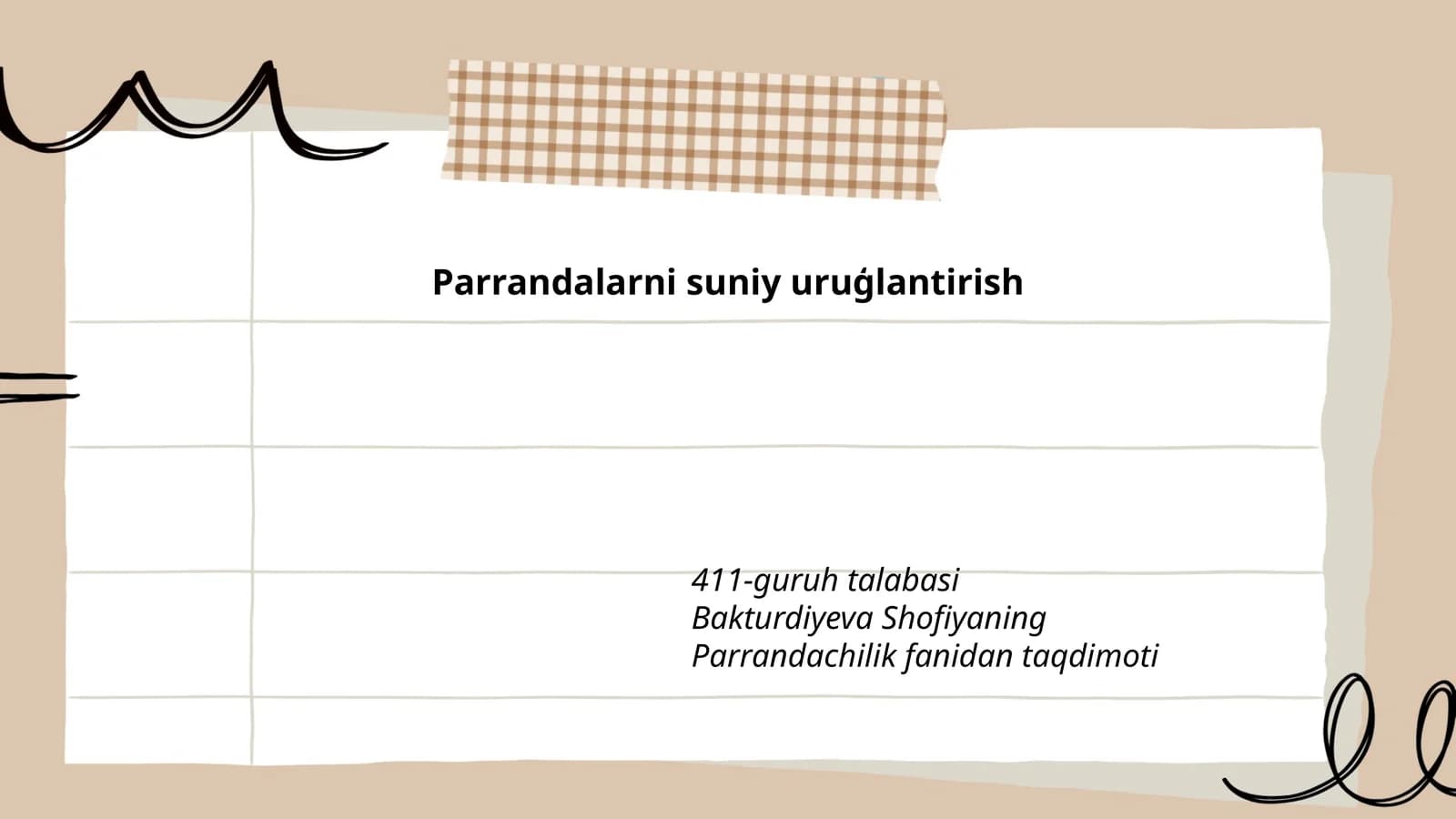 Parrandalarni sun'iy uruģlantirish