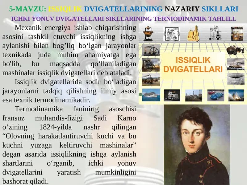 Issiqlik Dvigatellari
