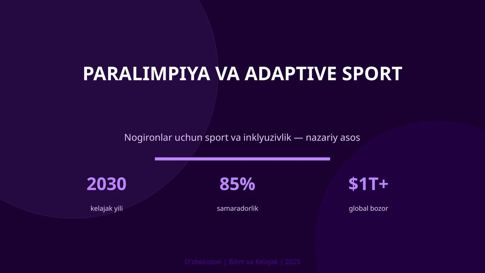 Paralimpiya va Adaptive Sport