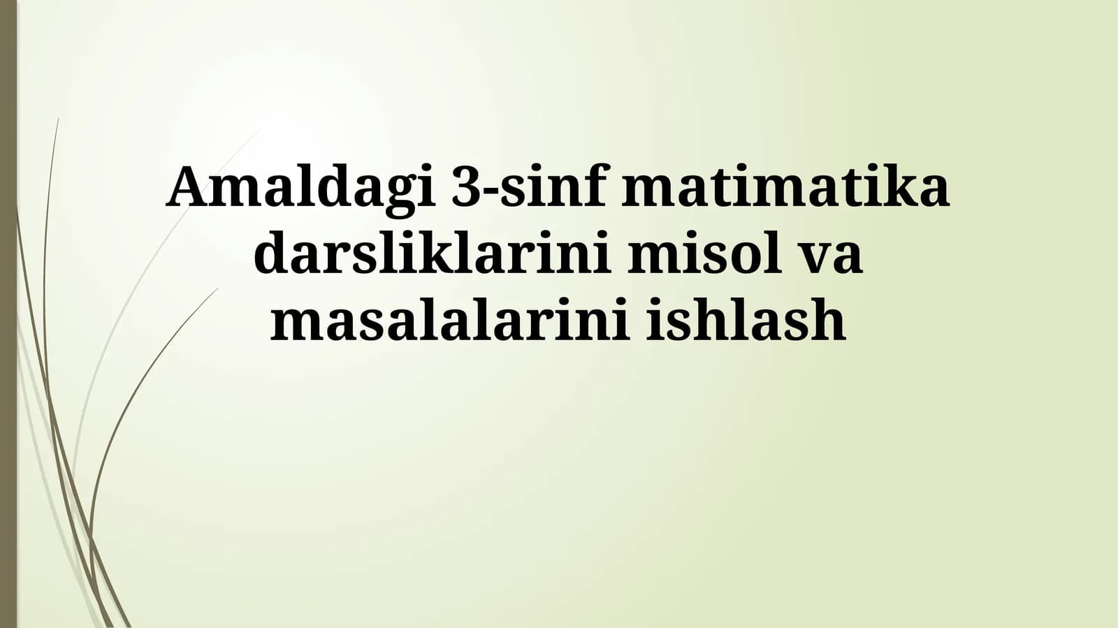 3-sinf matimatika darsliklari