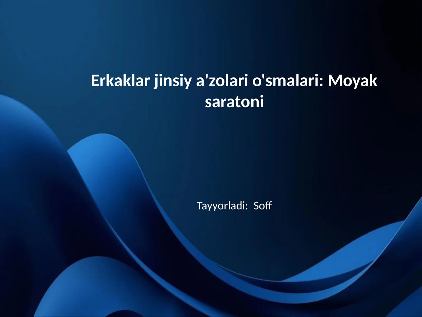 Erkaklar jinsiy a'zolari o'smalari: Moyak saratoni