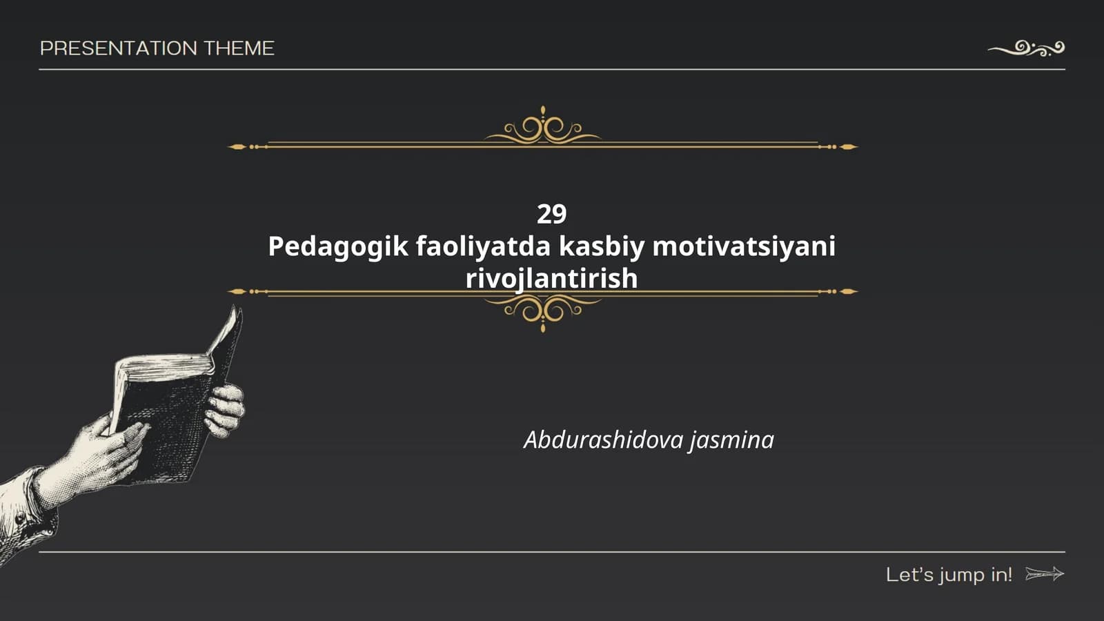 Kasbiy motivatsiyani rivojlantirish