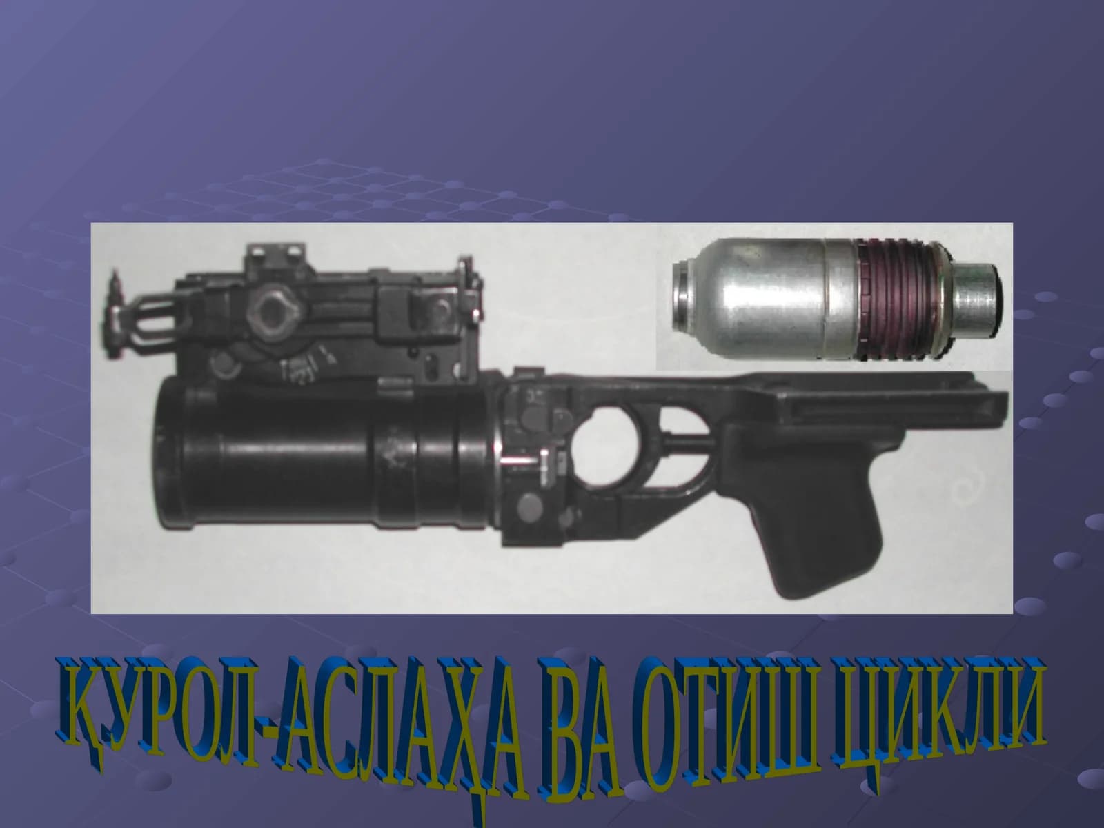 ҚУРОЛ-АСЛАҲА ВА ОТИШ ЦИКЛИ