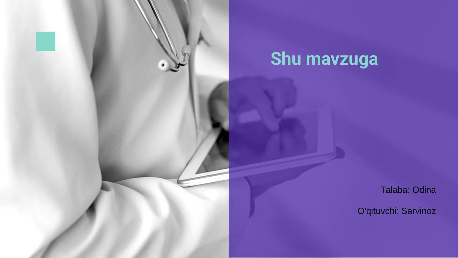 Mavzuga kirish