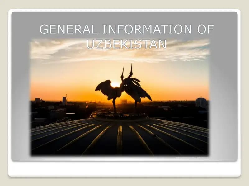 General Information of Uzbekistan