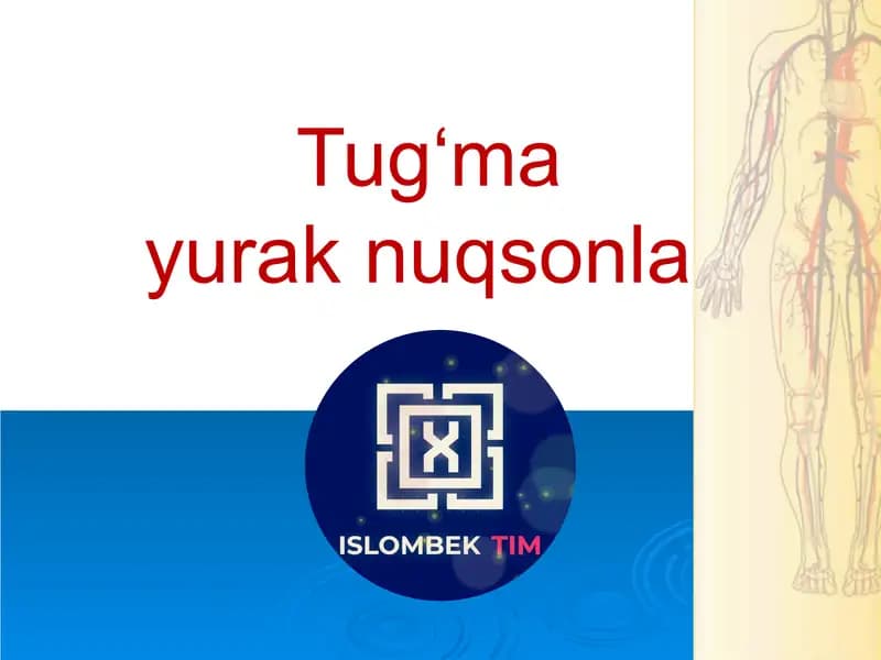 Tug‘ma yurak nuqsonlari