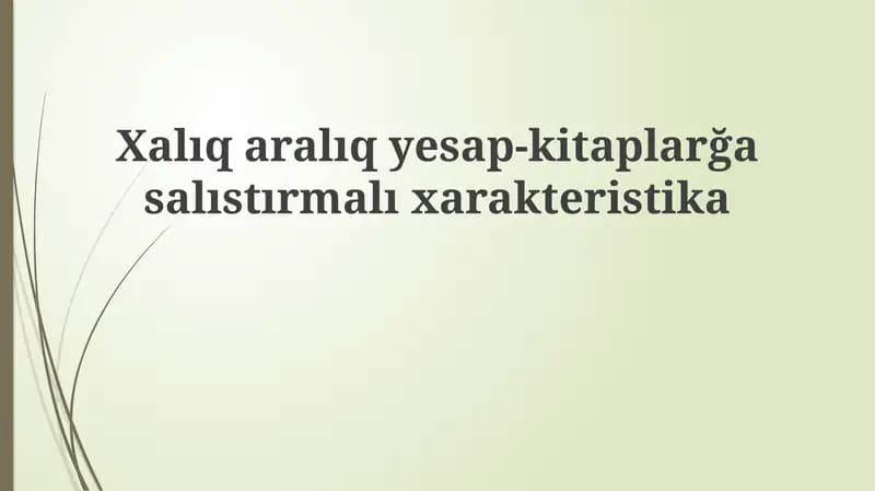 Xalıqaralıq esap-kitaplar