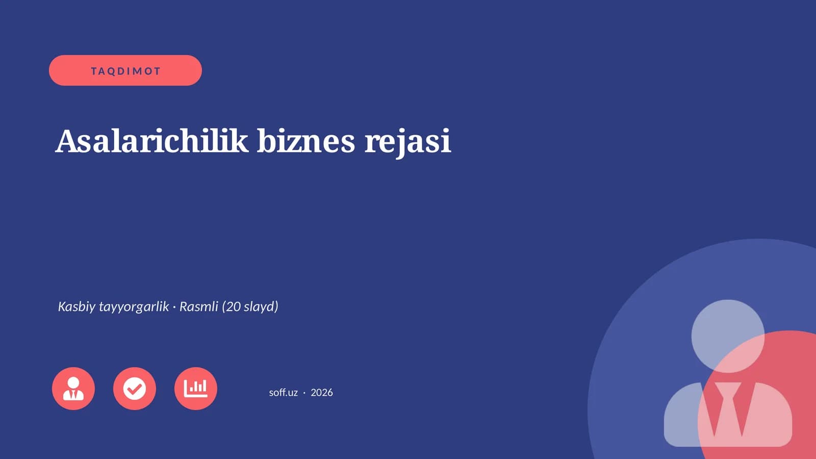 Asalarichilik biznes rejasi