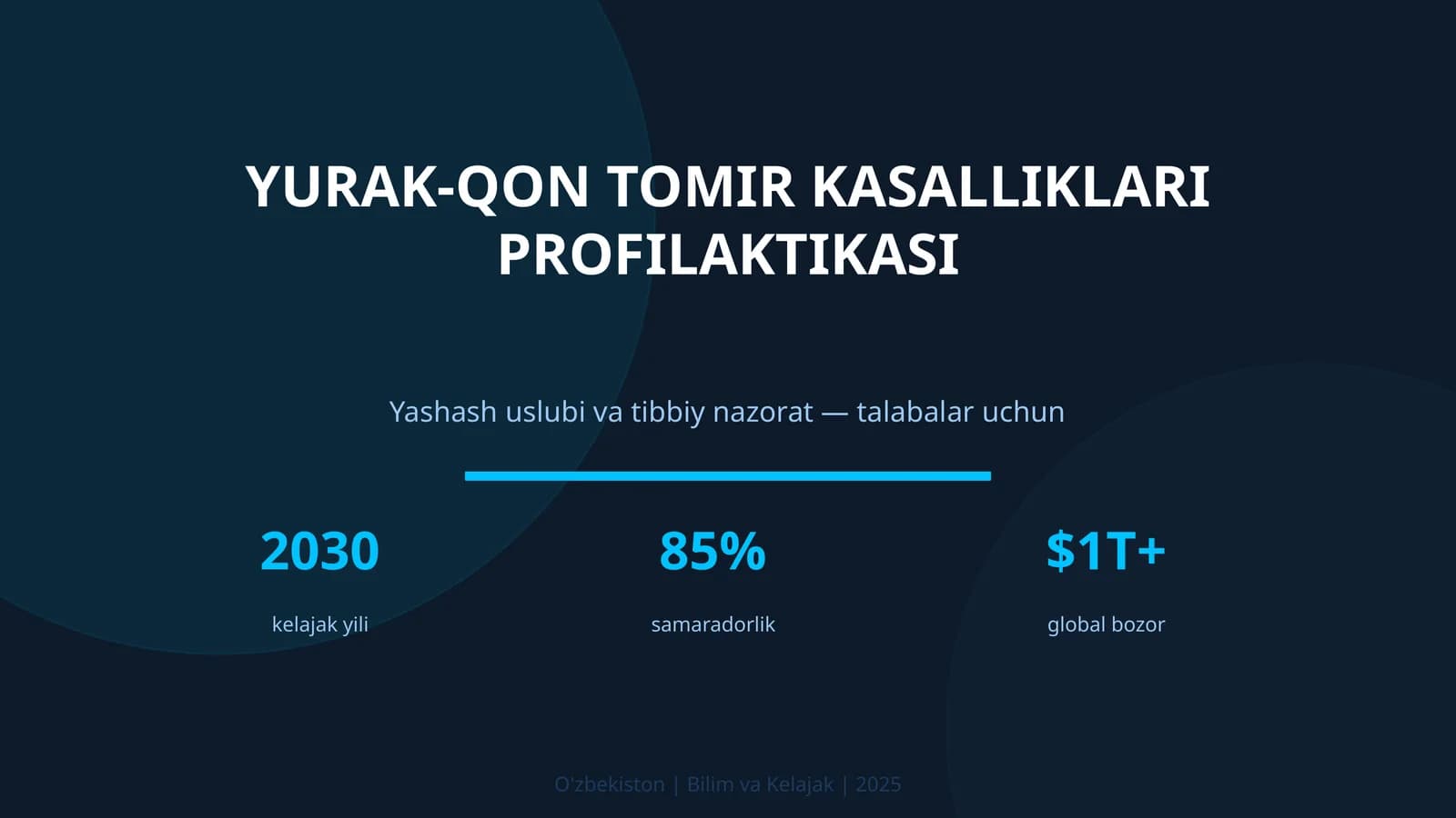 Yurak-qon tomir kasalliklari profilaktikasi