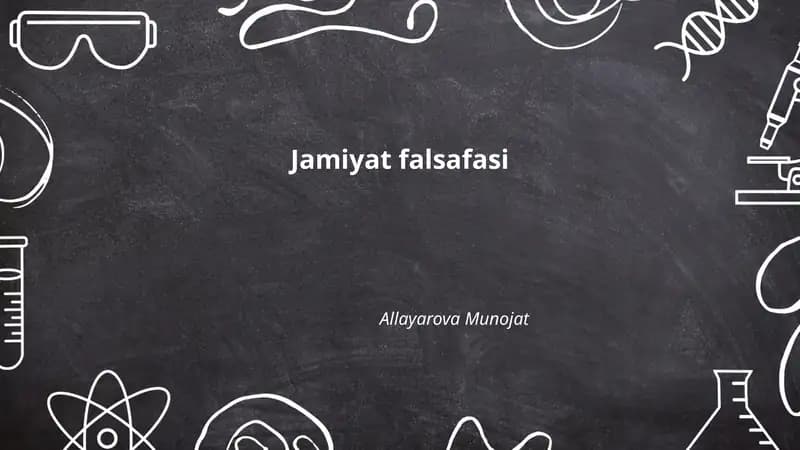 Jamiyat falsafasi