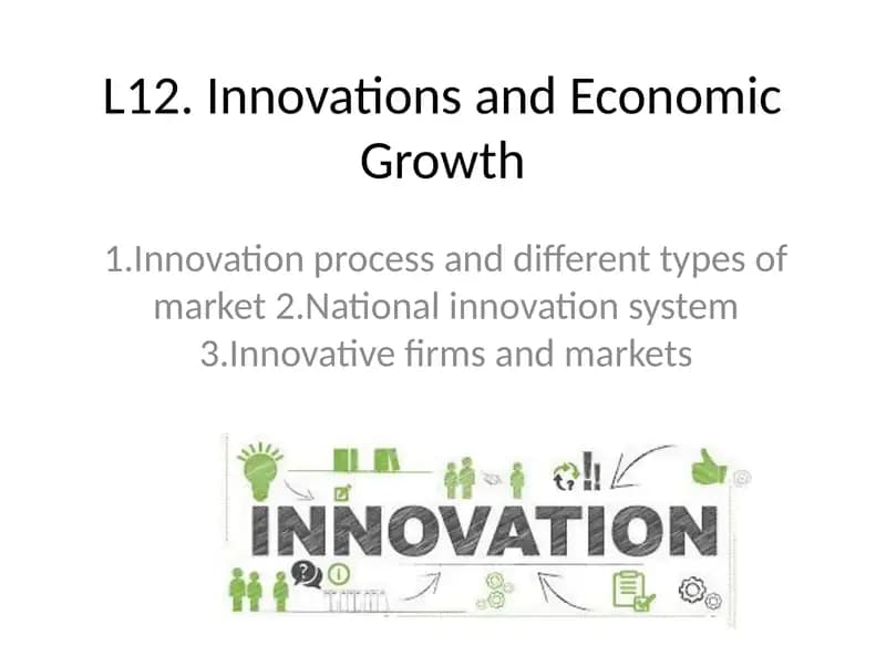 Product innovations
