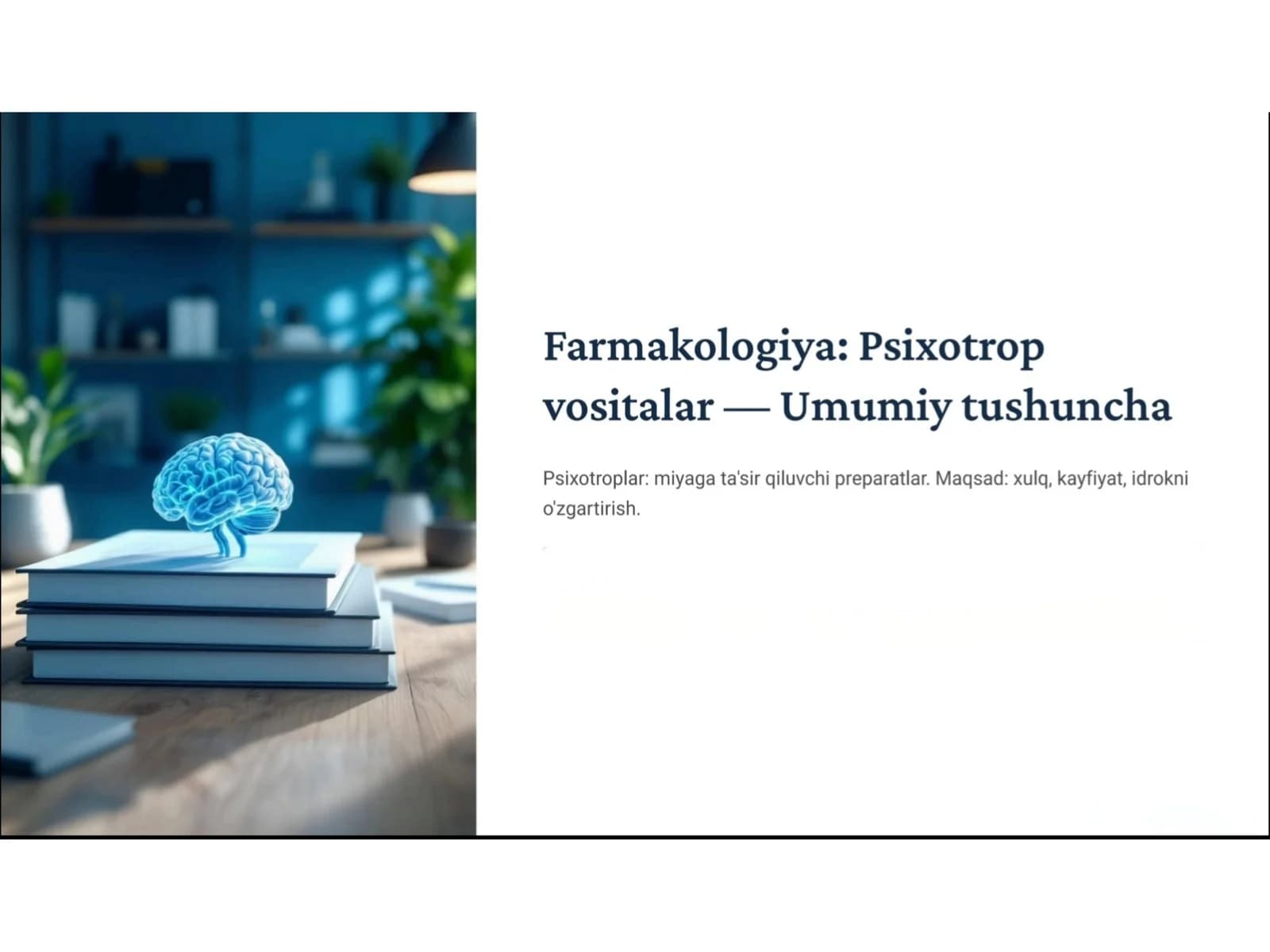 psixatrob vositalar mavzusida prezentatsiya