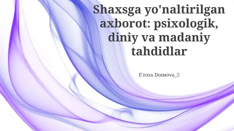 Psixologik manipulyatsiya usullari