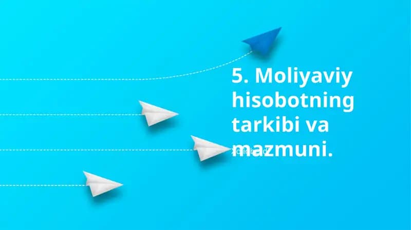 Moliyaviy Hisobotning Tarkibi va Mazmuni
