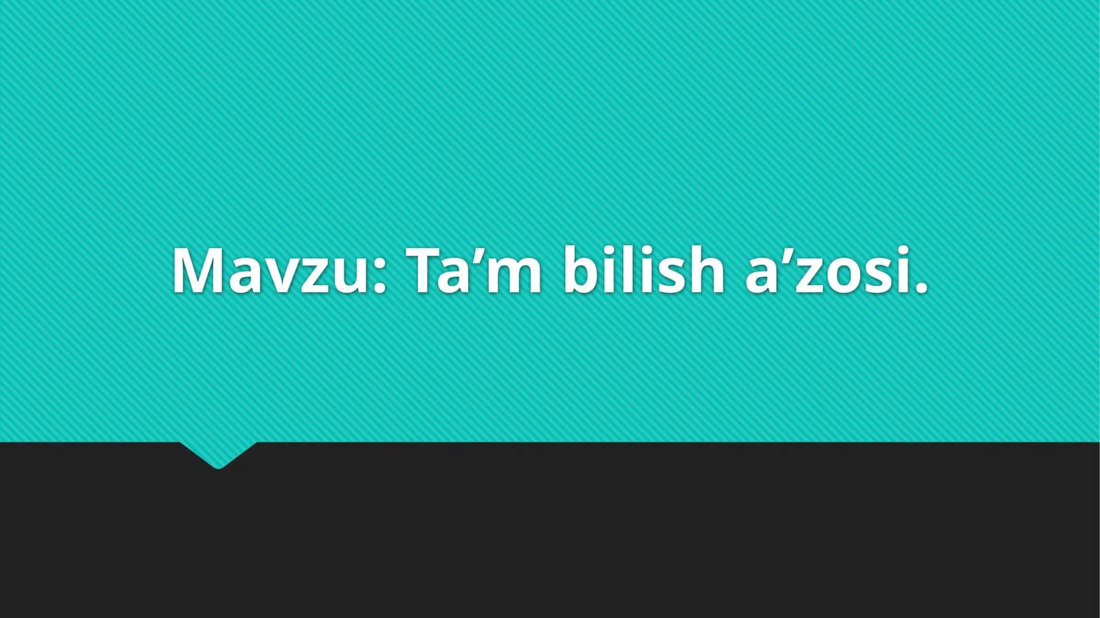 Ta’m bilish aʼzosi