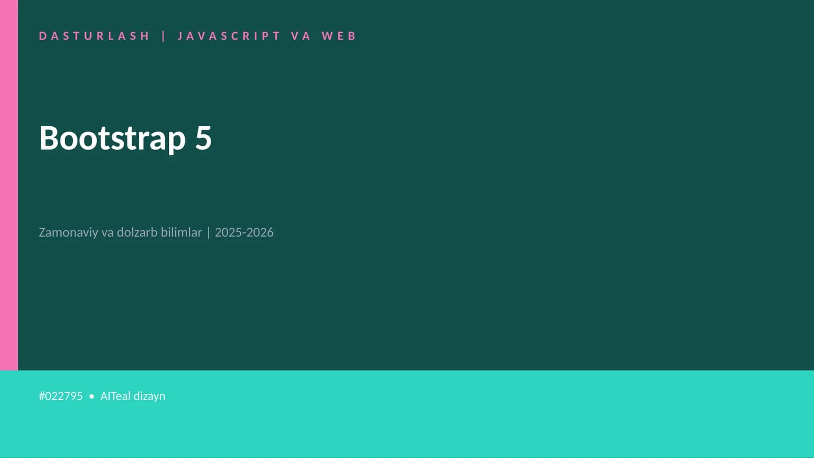 Bootstrap 5