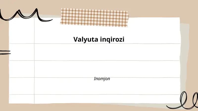 Valyuta inqirozi