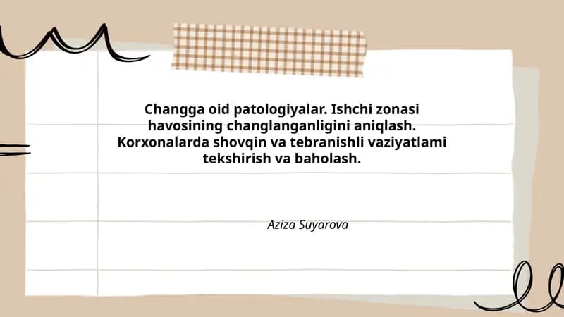 Changga oid patologiyalar