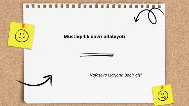 Mustaqillik davri adabiyoti