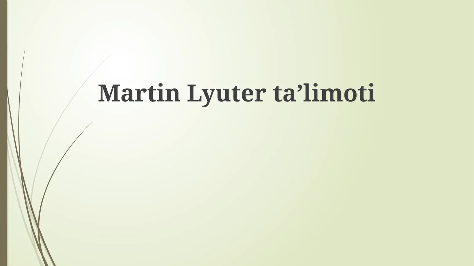 MartinLyuterta’limoti