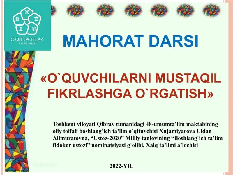 Mahorat darsi