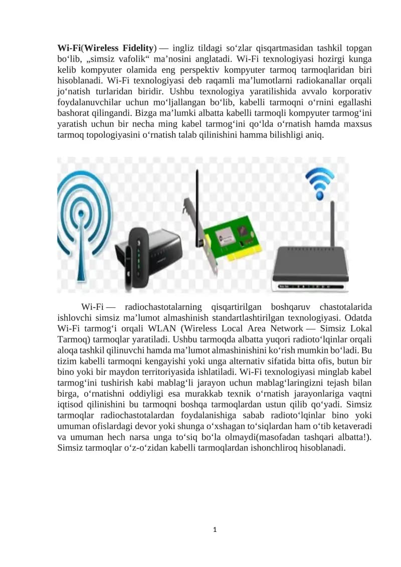 Wi-Fi