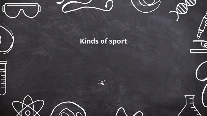 Kinds of sport