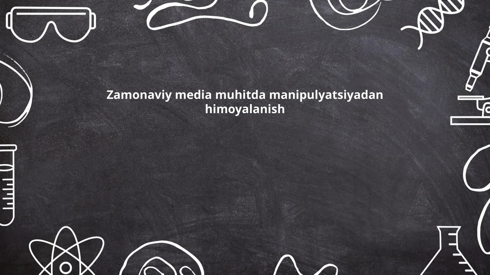 Zamonaviy media muhitda manipulyatsiyadan himoyalanish