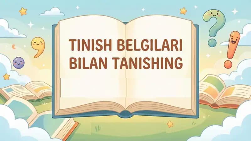 Tinish belgilari
