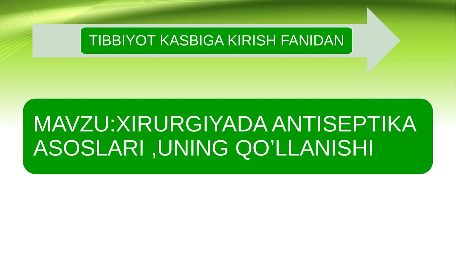 Xirurgik antiseptika