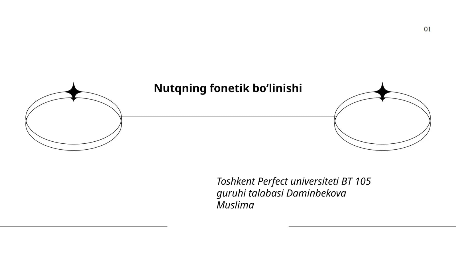 Nutqning fonetik boʻlinishi