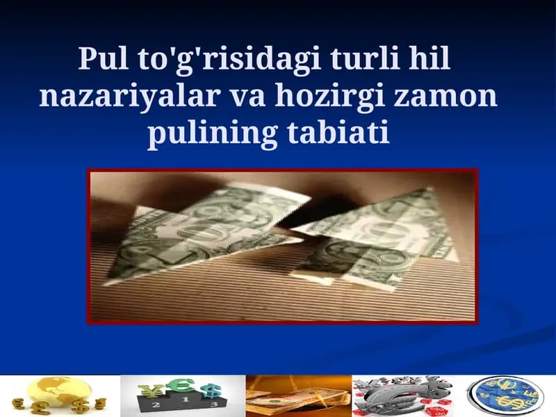Pulning Mоhiyati va Vazifalari